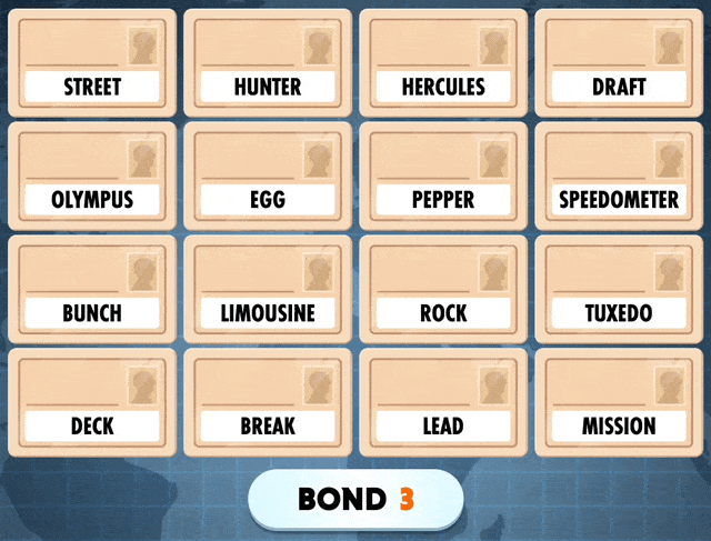Codenames Défis du jour